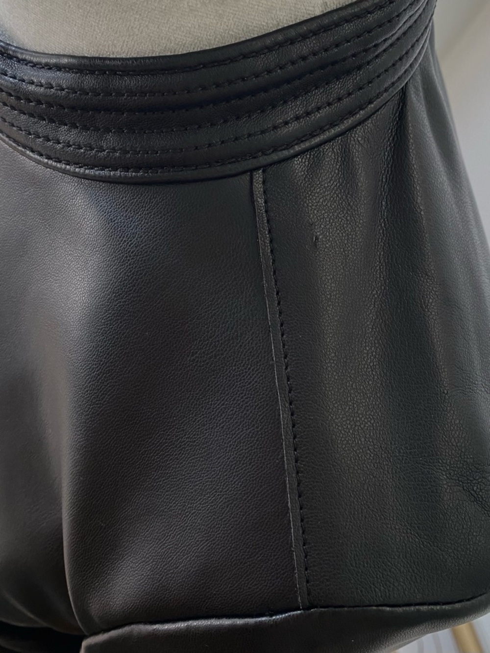 Bailey 44 NWT IRR Phoenix Black Vegan Leather Racer Jacket, Size M - Picture 8 of 11
